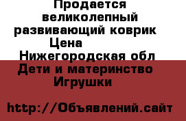 Продается великолепный развивающий коврик › Цена ­ 1 000 - Нижегородская обл. Дети и материнство » Игрушки   